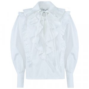 Блуза , размер 42, белый MSGM. Цвет: белый