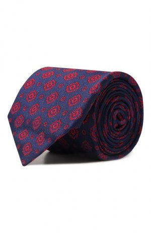 Шелковый галстук Sartorio. Цвет: синий