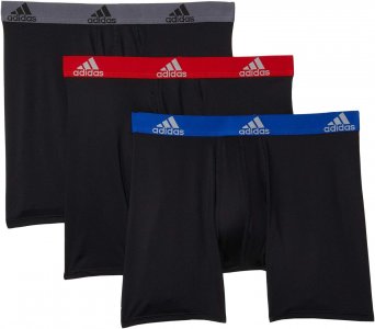 Набор из 3 трусов-боксеров Performance adidas, цвет Black/Collegiate Royal Black/Scarlet Black/Onix Adidas