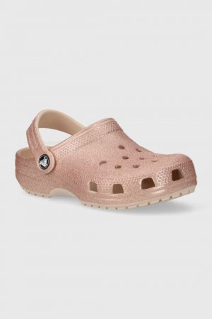 Детские тапочки CLASSIC GLITTER CLOG, розовый Crocs