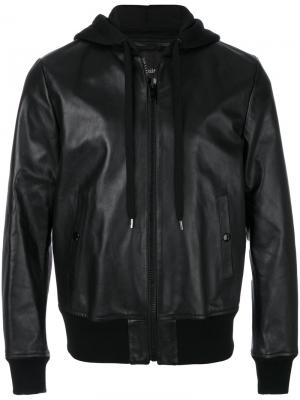 Куртка с капюшоном Marc Jacobs. Цвет: чёрный