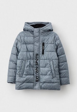 Куртка утепленная D&F DeFacto. Цвет: серый