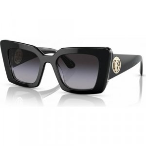 Солнцезащитные очки , прямоугольные, оправа: пластик, с защитой от УФ, для женщин, черный Burberry. Цвет: черный