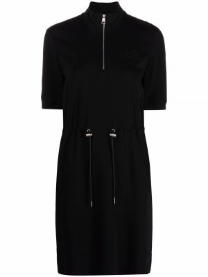 Платье с короткими рукавами Karl Lagerfeld. Цвет: черный