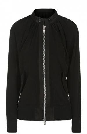 Куртка-бомбер Yohji Yamamoto. Цвет: черный