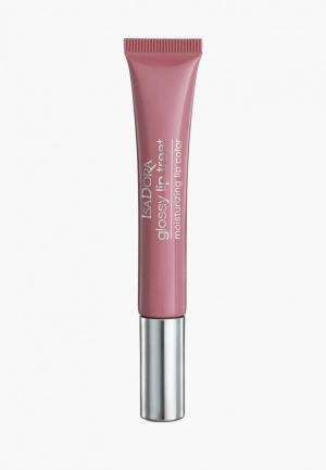 Блеск для губ Isadora питающий, Glossy Lip Treat, 56, 13 мл. Цвет: розовый