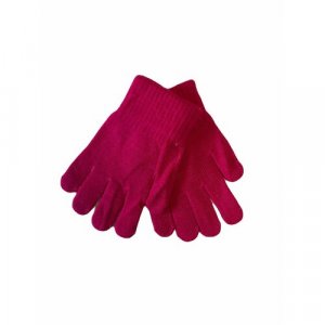 Перчатки , размер 2-3 лет, розовый, красный Корона. Цвет: розовый/красный/малиновый
