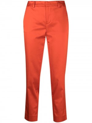 Укороченные брюки строгого кроя Pt01. Цвет: оранжевый