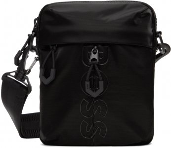 Черная сумка с логотипом Boss