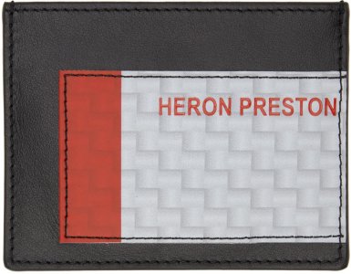Держатель для карт с черной лентой Heron Preston