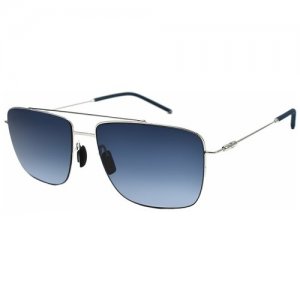 Солнцезащитные очки MS 04-097, синий, серебряный Mario Rossi. Цвет: серебристый