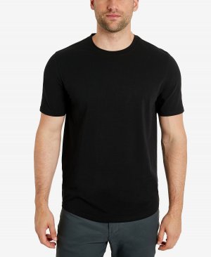 Мужская спортивная футболка с круглым вырезом, черный Kenneth Cole