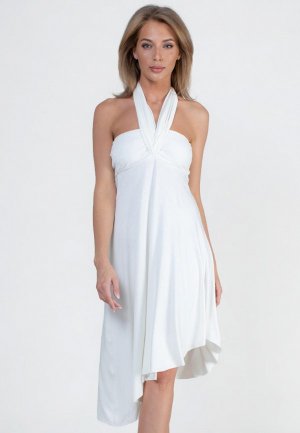 Платье Penye Mood. Цвет: белый