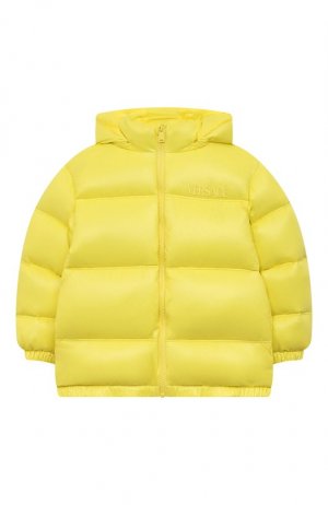 Пуховая куртка Versace. Цвет: жёлтый