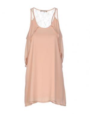 Короткое платье MIXMIX. Цвет: лососево-розовый