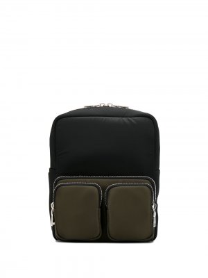 Рюкзак в стиле милитари Prada. Цвет: черный