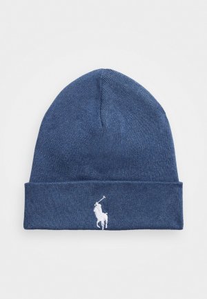 Шапка COLD WEATHER HAT , цвет derby blue heather Polo Ralph Lauren