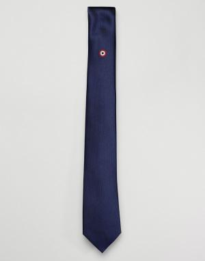Шелковый галстук Ben Sherman. Цвет: темно-синий