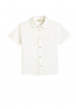 Рубашка SHORT SLEEVE POCKET DETAIL , цвет white Koton