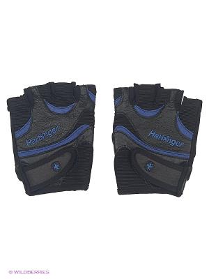Перчатки для фитнеса мужские FlexFit HARBINGER. Цвет: черный, синий