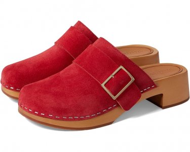 Сабо Slejf Clog, цвет Rosso Suede Swedish Hasbeens