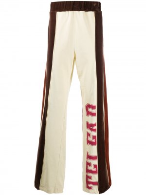 Спортивные брюки с логотипом Telfar. Цвет: коричневый