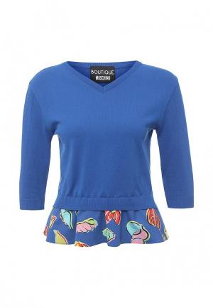 Пуловер Boutique Moschino. Цвет: синий
