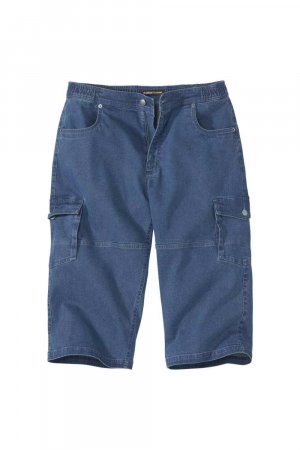Джинсовые укороченные брюки карго , синий Atlas for Men