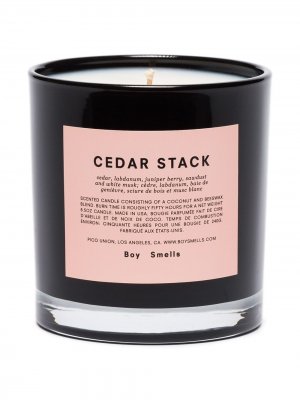Свеча Cedar Stack Boy Smells. Цвет: черный
