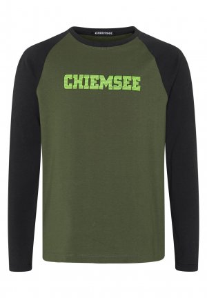 Рубашка с длинными рукавами TWO-TONE-OPTIK MIT LOGO , цвет kombu green Chiemsee
