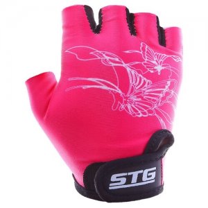Перчатки для девочек, размер XS, розовый STG