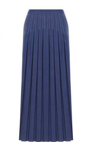 Джинсовая юбка Loro Piana. Цвет: синий