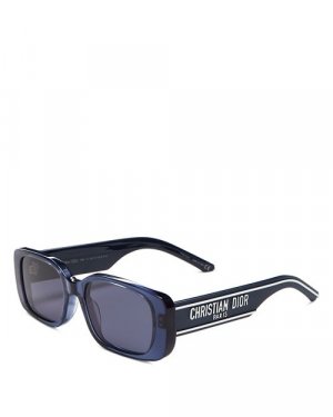 Прямоугольные солнцезащитные очки Wildior S2U, 53 мм DIOR, цвет Blue Dior