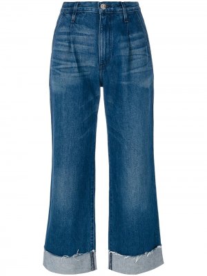 Расклешенные джинсы с завышенной талией 3x1. Цвет: синий