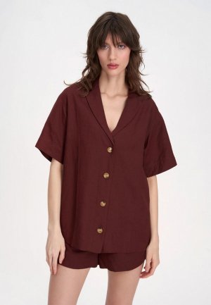 Блуза Haight. Цвет: коричневый