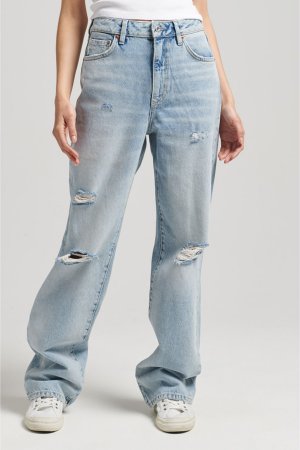 Винтажные широкие джинсы , синий Superdry