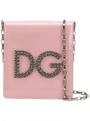 Сумка через плечо DG Girls Dolce & Gabbana. Цвет: розовый