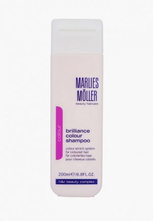 Шампунь Marlies Moller для окрашенных волос brilliance colour, 200 мл. Цвет: прозрачный