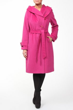 Пальто EVA. Цвет: розовый