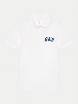 Рубашка поло стандартного кроя Gap, белый GAP