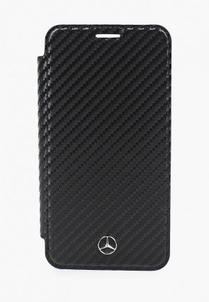 Чехол для iPhone Mercedes-Benz XR, Dynamic PU leather Black. Цвет: черный