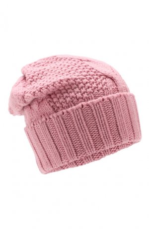 Кашемировая шапка Kashja` Cashmere. Цвет: розовый
