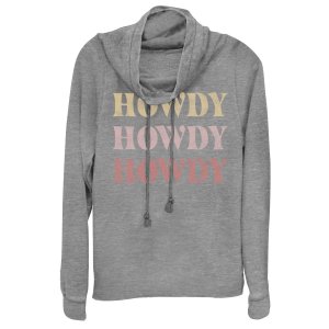 Пуловер с надписью Howdy для юниоров и хомутом Unbranded