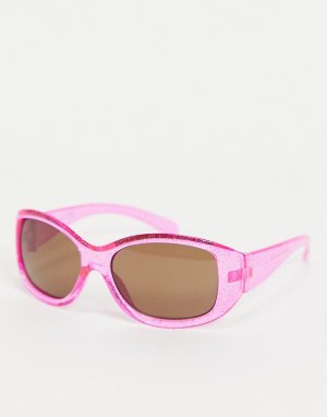 Розовые солнцезащитные очки с загнутыми краями -Розовый цвет Monkey