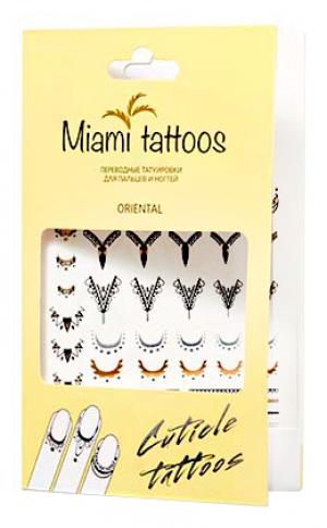 Переводные тату Флэш-тату для кутикулы Oriental Miami Tattoos