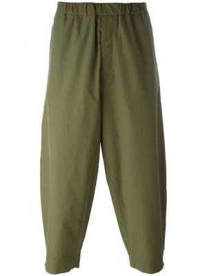 Спортивные брюки JAP Société Anonyme. Цвет: зелёный