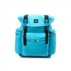 Текстильный рюкзак Stone Island. Цвет: голубой