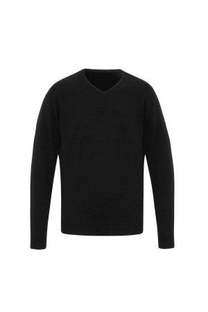 Акриловый свитер с v-образным вырезом Essential , черный Premier