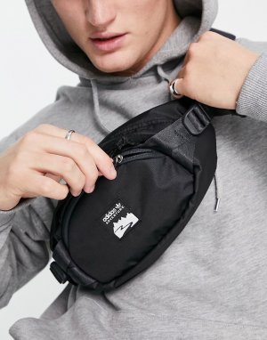 Черная сумка-кошелек на пояс с логотипом Adventure-Черный adidas Originals