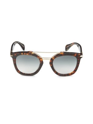 Квадратные солнцезащитные очки 50 мм Rag & Bone, цвет Tortoise bone